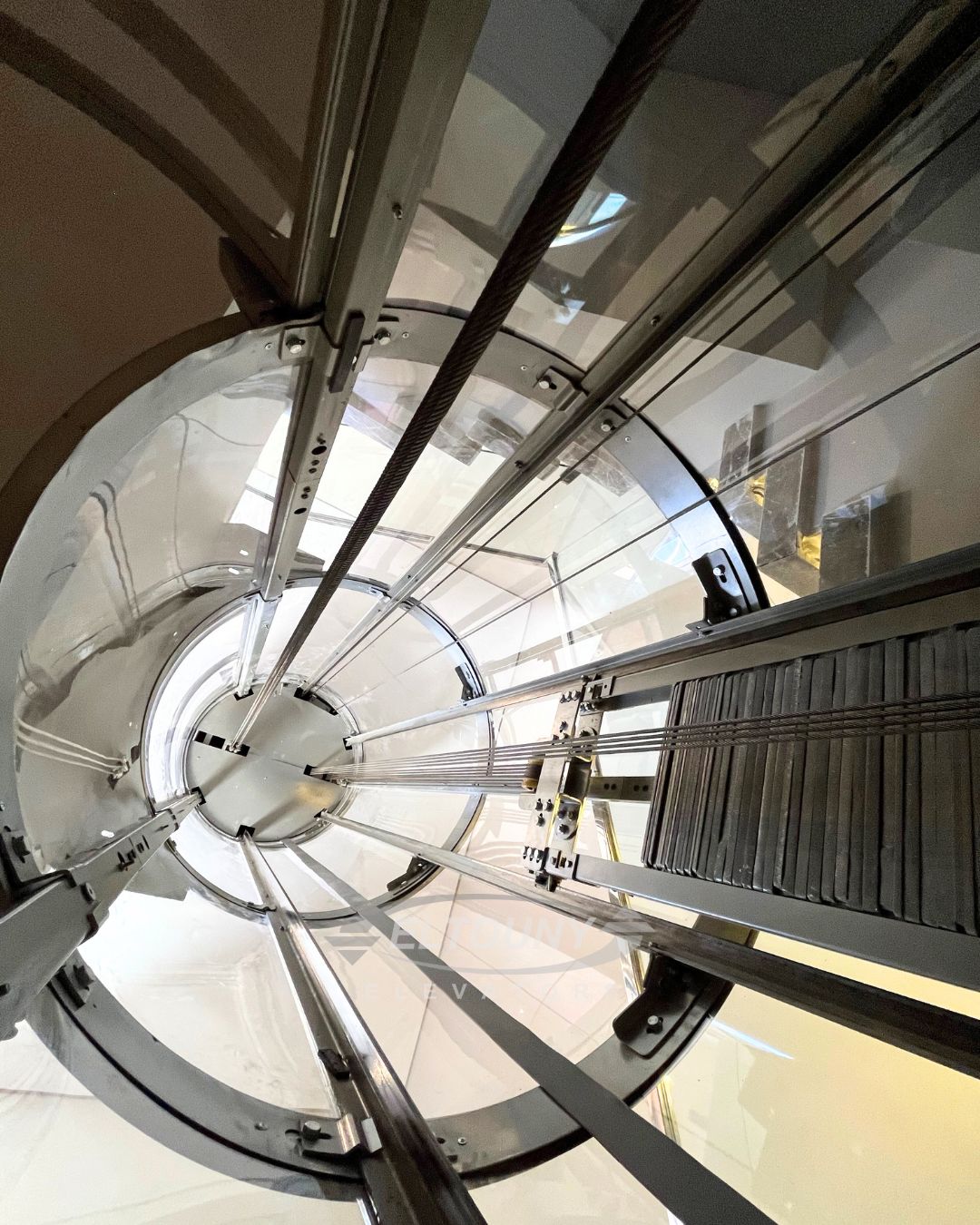 MINI_Gearless_Home_Lift_Grey_Eltouny_Elevators_Company